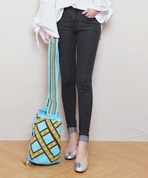 DHOLIC | ハイウエストスキニーデニムパンツ(デニムパンツ)