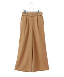 earth music&ecology | 太ベルト付きワイドパンツ(パンツ)
