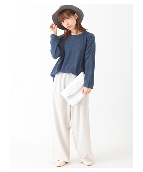 earth music&ecology（アースミュージックアンドエコロジー）の「【Special Price】ワンドパンツ（パンツ・ライトグレー/ブラック/ベージュ/カーキ/ネイビー・F）」の10枚目の写真