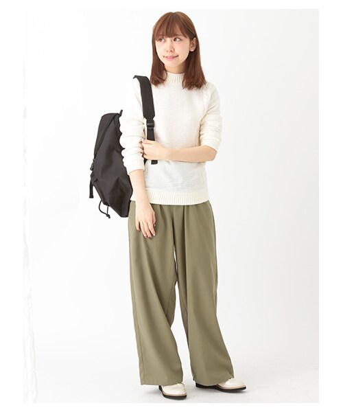 earth music&ecology（アースミュージックアンドエコロジー）の「【Special Price】ワンドパンツ（パンツ・ライトグレー/ブラック/ベージュ/カーキ/ネイビー・F）」の11枚目の写真