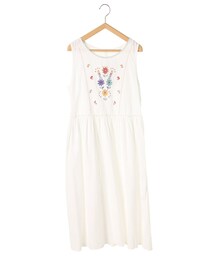 ehka sopo | ビエラ花刺繍ワンピース(ワンピース/ドレス)