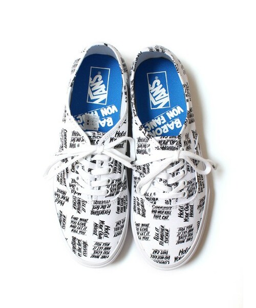 VANS(バンズ)の「Baron Von Fancy x Vans AUTHENTIC(スニーカー・メンズ・ホワイト・8H/9/9H/10)」の1枚目の写真