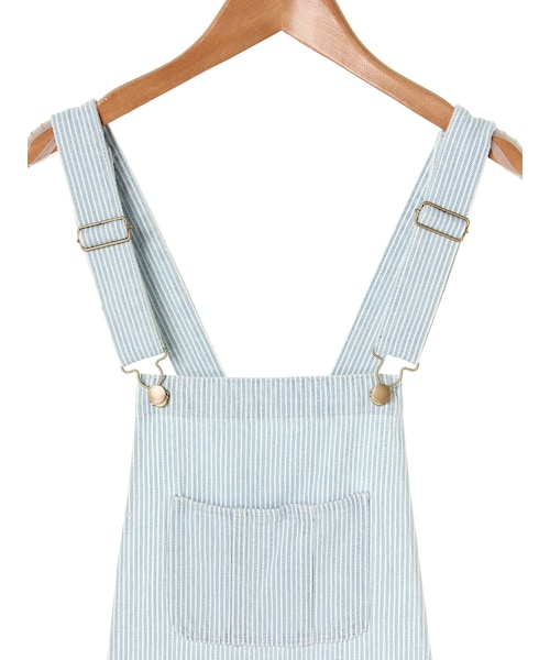 SEVENDAYS=SUNDAY（セブンデイズサンデイ）の「リメイク風サロペット（オールインワン・サロペット・オフホワイト/ライトインディゴ/ネイビー・M/L）」の6枚目の写真