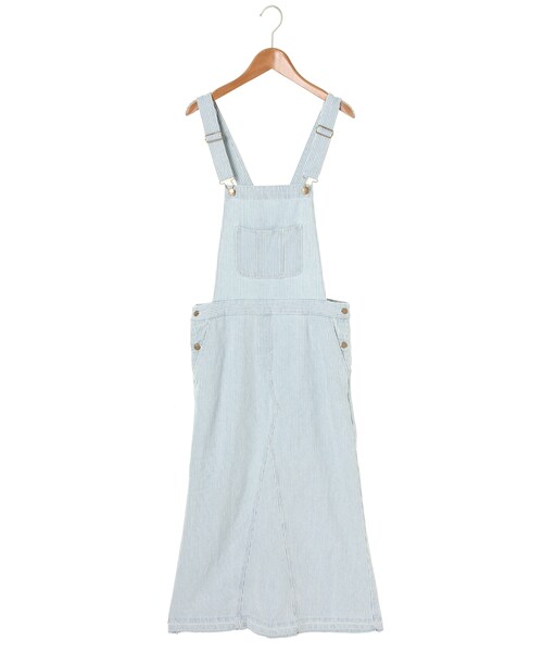SEVENDAYS=SUNDAY（セブンデイズサンデイ）の「リメイク風サロペット（オールインワン・サロペット・オフホワイト/ライトインディゴ/ネイビー・M/L）」の4枚目の写真