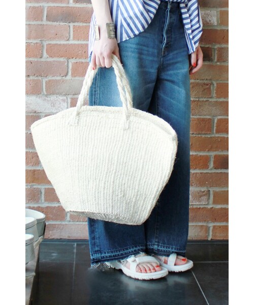 JOURNAL STANDARD（ジャーナルスタンダード）の「カゴバッグ（バッグ・ブラウン/ベージュ/グリーン/ネイビー・フリー）」の2枚目の写真