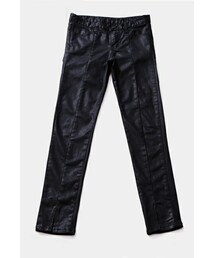 imvely | 裾スリットブラックパンツ(その他パンツ)