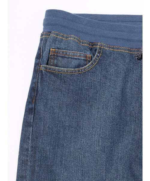 SEVENDAYS=SUNDAY（セブンデイズサンデイ）の「【Special Price】Men's セルビッチデニム ウエストリブパンツ（パンツ・インディゴ/ライトインディゴ・S/M/L）」の7枚目の写真