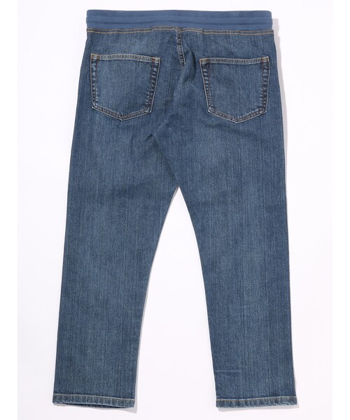 SEVENDAYS=SUNDAY（セブンデイズサンデイ）の「【Special Price】Men's セルビッチデニム ウエストリブパンツ（パンツ・インディゴ/ライトインディゴ・S/M/L）」の5枚目の写真