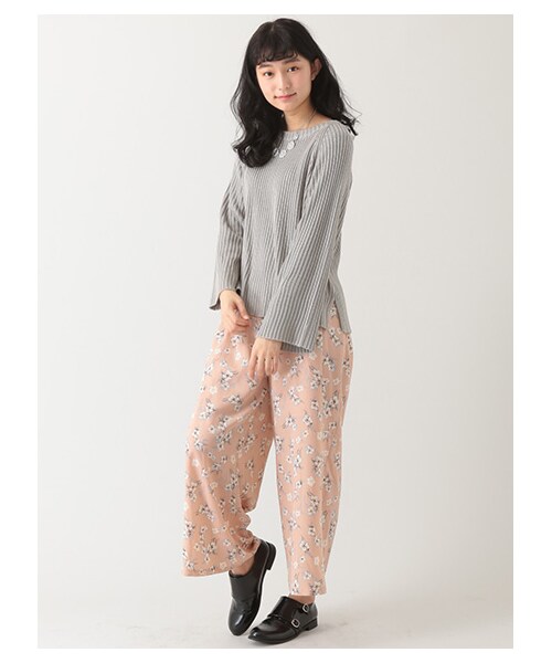 美品　ミーターイー　グレー ガウチョパンツ 美品ミーターイーグレー ガウチョパンツ