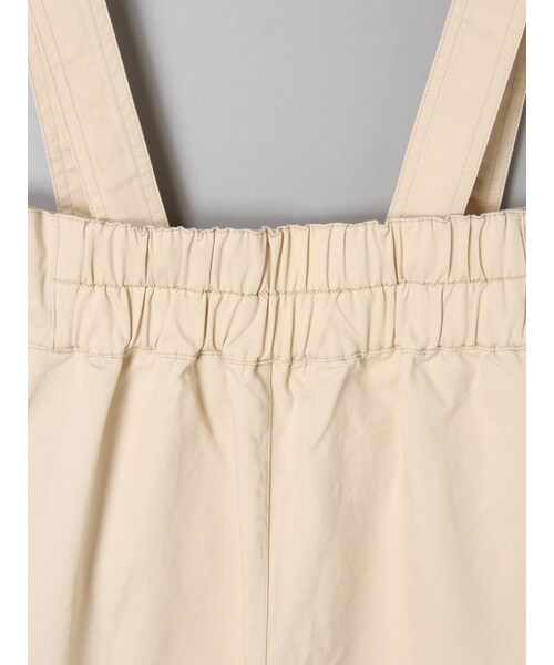 E hyphen world gallery（イーハイフンワールドギャラリー）の「綿ツイルサス付ワイドパンツ（パンツ・アイボリー/ブルー/ネイビー・F）」の9枚目の写真