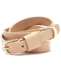FOREVER 21 | FOREVER 21 skinny faux leather belt(ベルト)