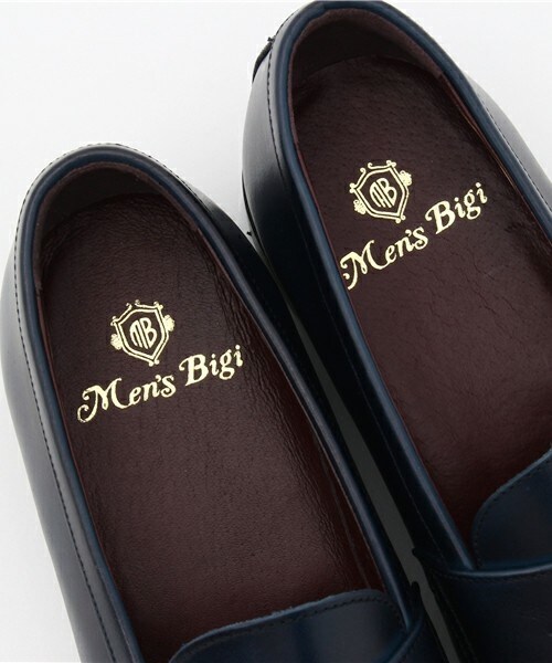 MEN'S BIGI(メンズビギ)の「レザーローファー/JAPAN MADE(日本製)(ドレスシューズ・メンズ・ネイビー/キャメル・SMALL/MEDIUM/LARGE)」の9枚目の写真