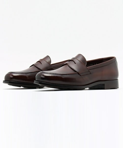 MEN'S BIGI(メンズビギ)の「レザーローファー/JAPAN MADE(日本製)(ドレスシューズ・メンズ・ネイビー/キャメル・SMALL/MEDIUM/LARGE)」の2枚目の写真