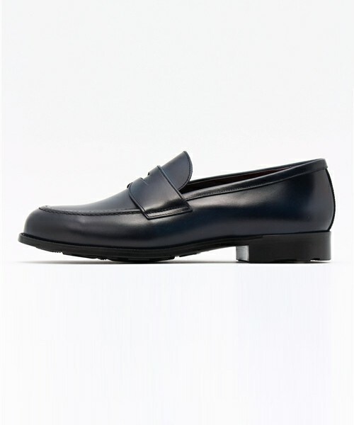MEN'S BIGI(メンズビギ)の「レザーローファー/JAPAN MADE(日本製)(ドレスシューズ・メンズ・ネイビー/キャメル・SMALL/MEDIUM/LARGE)」の3枚目の写真