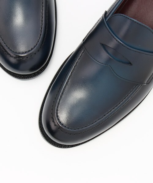 MEN'S BIGI(メンズビギ)の「レザーローファー/JAPAN MADE(日本製)(ドレスシューズ・メンズ・ネイビー/キャメル・SMALL/MEDIUM/LARGE)」の7枚目の写真
