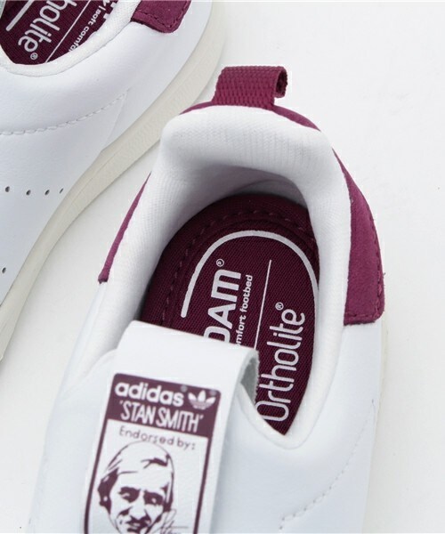adidas(アディダス)の「ベビー キッズ アディダス スタンスミス スリッポン adidas STAN SMITH 360 I S75222(スニーカー・キッズ・ホワイト・11cm/12cm/13cm/14cm/15cm/16cm)」の7枚目の写真