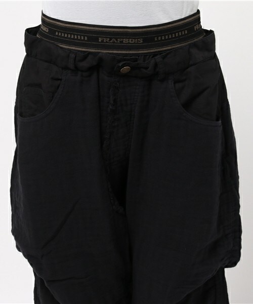 FRAPBOIS（フラボア）の「フォースガーゼダイ（その他パンツ・レディース・ブラック/グレー系その他/ネイビー・0/1）」の7枚目の写真