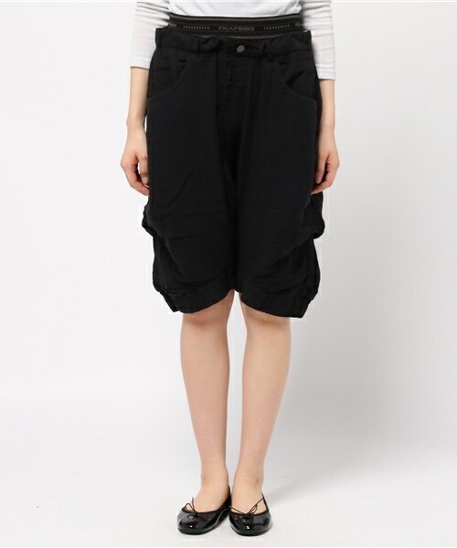 FRAPBOIS（フラボア）の「フォースガーゼダイ（その他パンツ・レディース・ブラック/グレー系その他/ネイビー・0/1）」の4枚目の写真