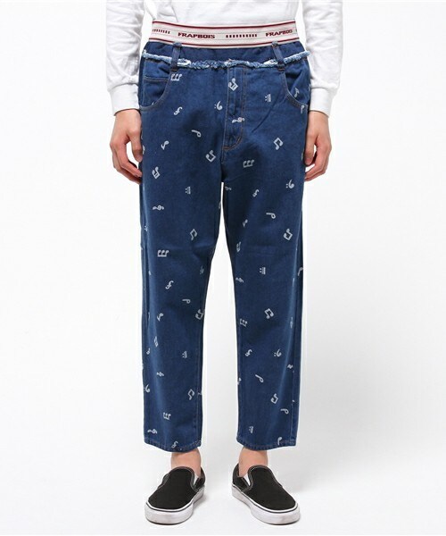 FRAPBOIS(フラボア)の「ノウトデニム(デニムパンツ・メンズ・ブルー/ネイビー・2/3)」の5枚目の写真