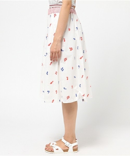 FRAPBOIS（フラボア）の「ノウトーツ（スカート・レディース・ホワイト/ネイビー・0/1）」の8枚目の写真