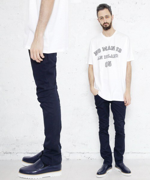 hardcover（ハードカバー）の「hardcover/サルエルスキニーチノ（チノパンツ・メンズ・ホワイト/ブラック/ベージュ/ネイビー・SMALL/MEDIUM/LARGE）」の4枚目の写真