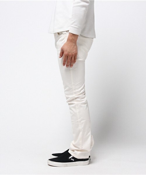 hardcover（ハードカバー）の「hardcover/サルエルスキニーチノ（チノパンツ・メンズ・ホワイト/ブラック/ベージュ/ネイビー・SMALL/MEDIUM/LARGE）」の5枚目の写真