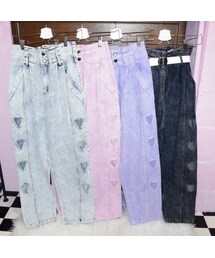 A.D.G | Side Heart Hole Denim Pants(デニムパンツ)