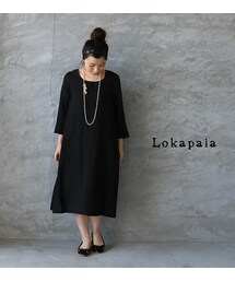 lokapala | lokapala ベルギーリネンAラインワンピース(ワンピース)