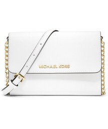 MICHAEL KORS | MICHAEL Michael Kors Jet Set Travel Crossbody Phone Case/Wallet, Optic White(ショルダーバッグ)