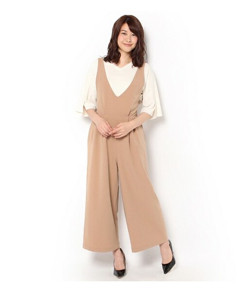 mysty woman（ミスティウーマン）の「バックリボンサロペット（）」 - WEAR