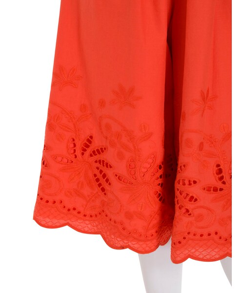 MERCURYDUO（マーキュリーデュオ）の「【DUO】 カットワークガウチョパンツ（パンツ・レディース・オフホワイト/ブラック/オレンジ/イエロー）」の17枚目の写真