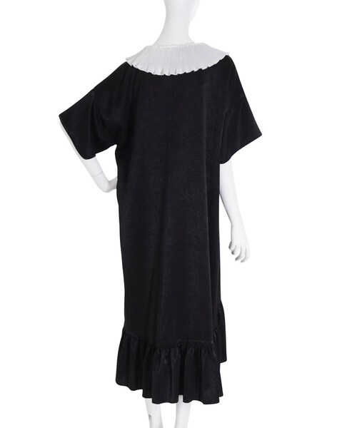 merry jenny（メリージェニー）の「プリーツ×フリルワンピース（ワンピース/ドレス・レディース・オフホワイト/ブラック/ピンク・F）」の8枚目の写真