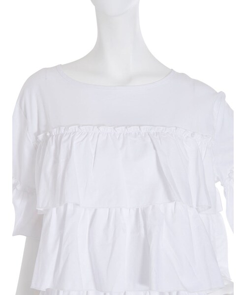 merry jenny（メリージェニー）の「フレアAラインワンピース（ワンピース/ドレス・レディース・オフホワイト/グレー/ネイビー・F）」の10枚目の写真