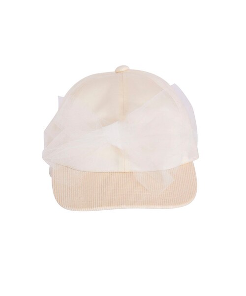 merry jenny(メリージェニー)の「チュールリボンcap(帽子・レディース・オフホワイト/グレー/ピンク・F)」の12枚目の写真