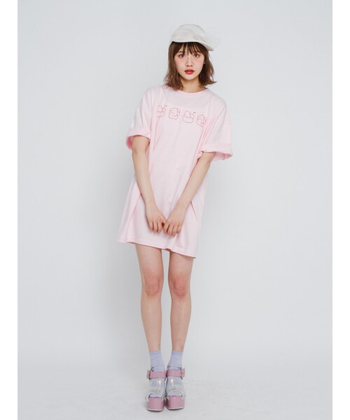 merry jenny(メリージェニー)の「チュールリボンcap(帽子・レディース・オフホワイト/グレー/ピンク・F)」の7枚目の写真