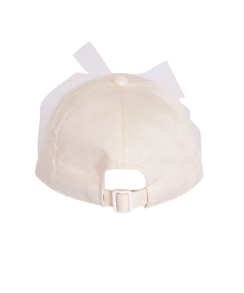 merry jenny(メリージェニー)の「チュールリボンcap(帽子・レディース・オフホワイト/グレー/ピンク・F)」の10枚目の写真