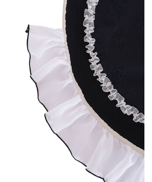 merry jenny（メリージェニー）の「ハートフリルトート（バッグ・レディース・アイボリー/ブラック/ピンク・F）」の7枚目の写真