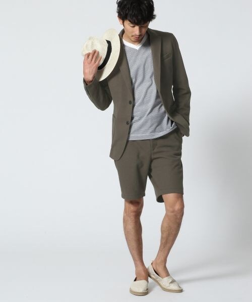 BLISS POINT（ブリスポイント）の「カノコテーラードジャケット（ジャケット/アウター・メンズ・ブラック/グレー・M）」の5枚目の写真