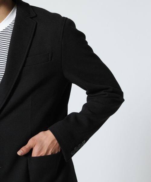 BLISS POINT（ブリスポイント）の「カノコテーラードジャケット（ジャケット/アウター・メンズ・ブラック/グレー・M）」の10枚目の写真