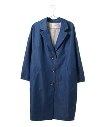 earth music&ecology | ＜WEB限定大きな・小さなサイズ＞デニムドロップチェスターコート(ジャケット/アウター)