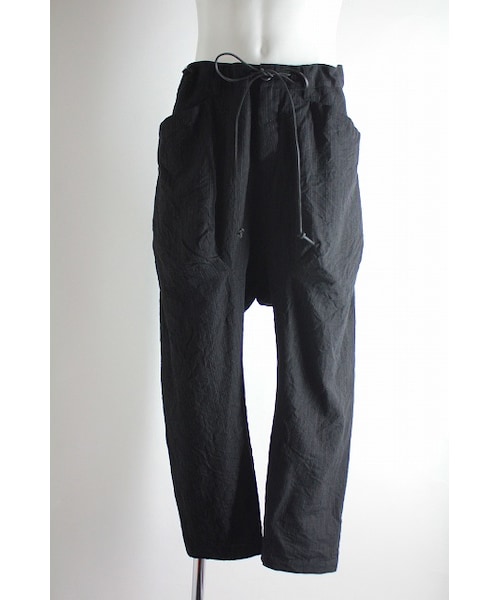 美品　名作　カズユキクマガイ　アタッチメント　リネン　カーゴ　サルエルパンツ KAZUYUKI KUMAGAI ATTACHMENT(カズユキクマガイアタッチメント