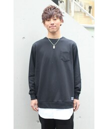 Cuirs | シャツ切り替えオーバースウエット(スウェット)