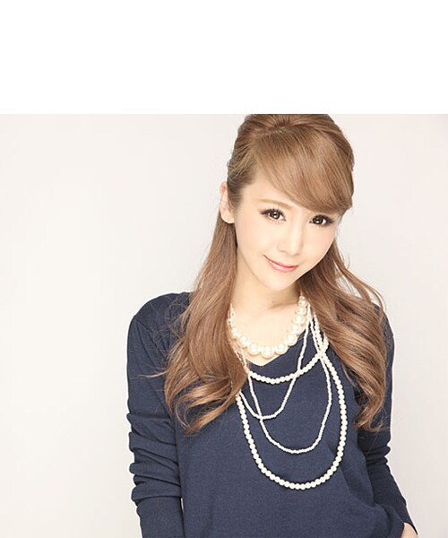 Rocotta by MOERY（ロコッタ）の「Rocotta(ロコッタ) Vネックニットトップス（ニット/セーター・レディース・ホワイト/ネイビー/ペールグレー/アイスブルー/スモーキーピンク・FREE）」の21枚目の写真