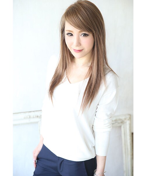 Rocotta by MOERY（ロコッタ）の「Rocotta(ロコッタ) Vネックニットトップス（ニット/セーター・レディース・ホワイト/ネイビー/ペールグレー/アイスブルー/スモーキーピンク・FREE）」の8枚目の写真