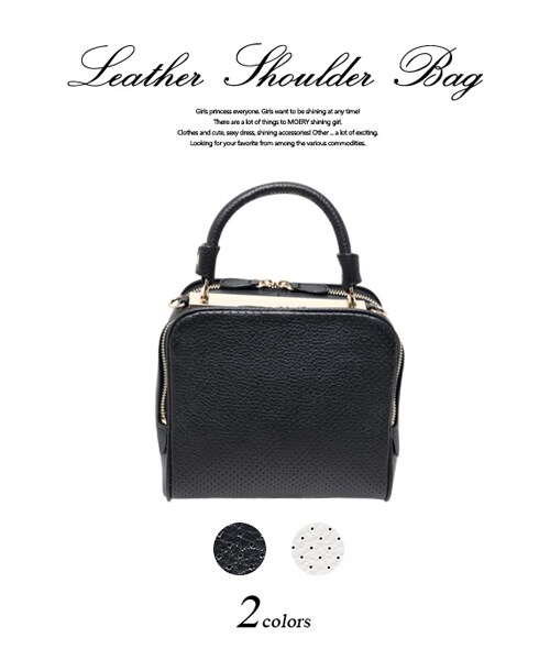 Rocotta by MOERY（ロコッタ）の「ミニスクエアバッグ（ハンドバッグ・レディース・ホワイト/ブラック・FREE）」の4枚目の写真