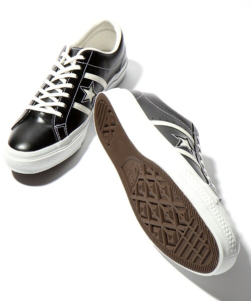 CONVERSE（コンバース）の「STAR&BARSLEATHER（シューズ・メンズ・ホワイト/ブラック・27cm/28cm）」の10枚目の写真