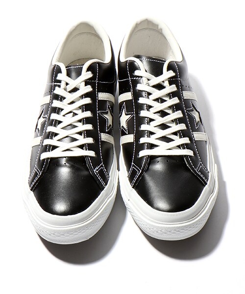 CONVERSE（コンバース）の「STAR&BARSLEATHER（シューズ・メンズ・ホワイト/ブラック・27cm/28cm）」の6枚目の写真