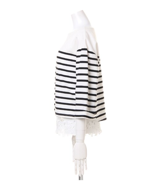 INGNI（イング）の「裾レースタンクアンサンブル／TOPS（トップス・レディース・ｵﾌｸﾛ/ｽﾄﾗｲﾌﾟ/ﾎﾞｰﾀﾞｰ・M）」の12枚目の写真