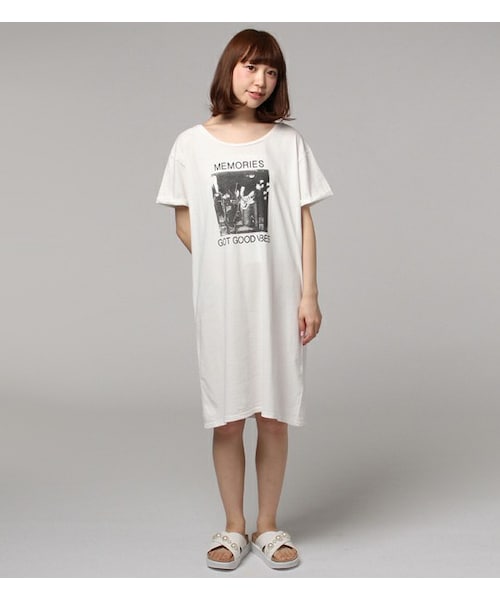 Pageboy ページボーイ の ロックプリントtシャツワンピース ワンピース Wear