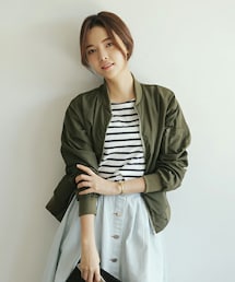 DHOLIC | 3COLORSサイドポケットMA-1ジャケット(ブルゾン)